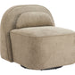 Kakao Olive Brown Swivel Chair