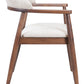 Goka Beige & Walnut Dining Chair