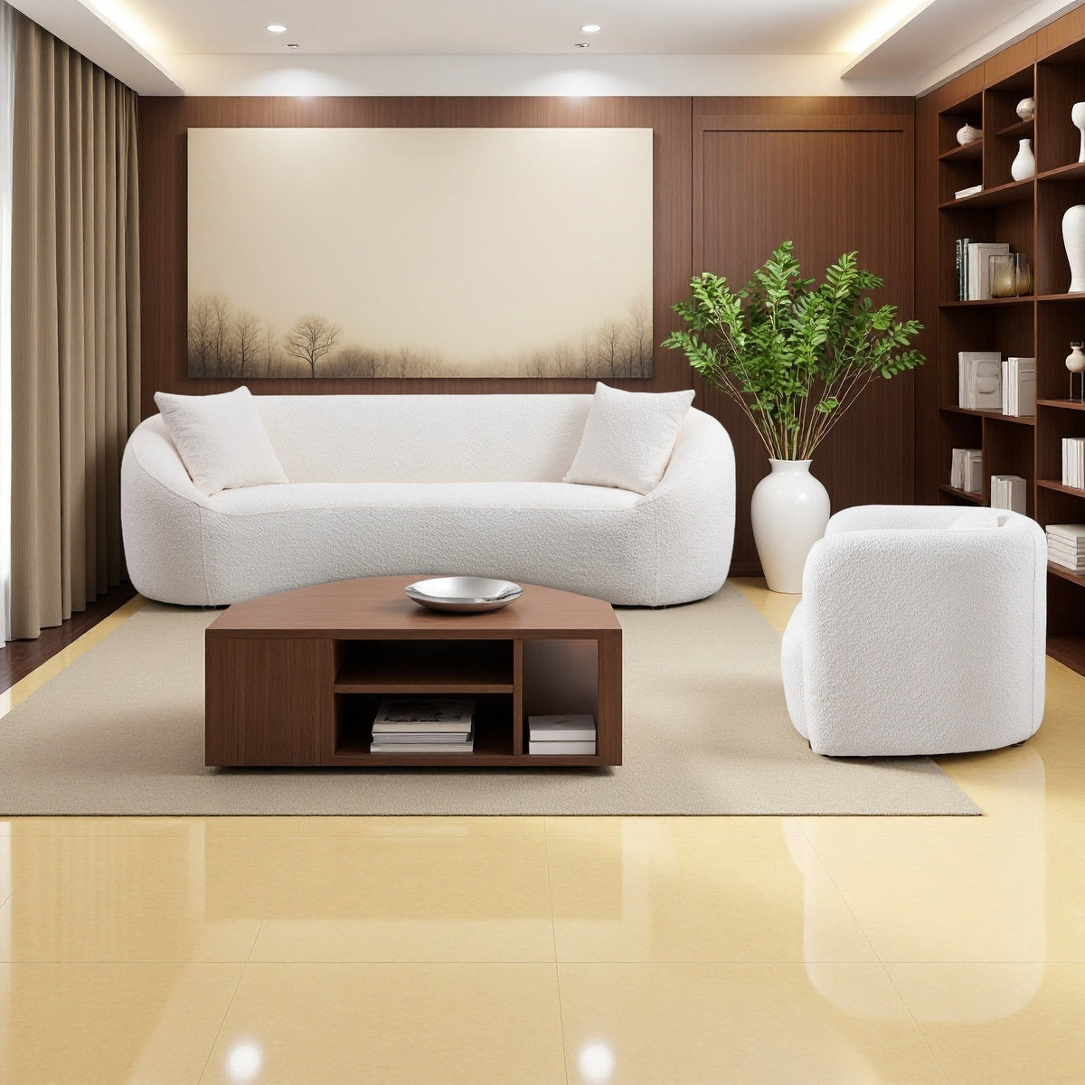 Lysander Curved Sofa