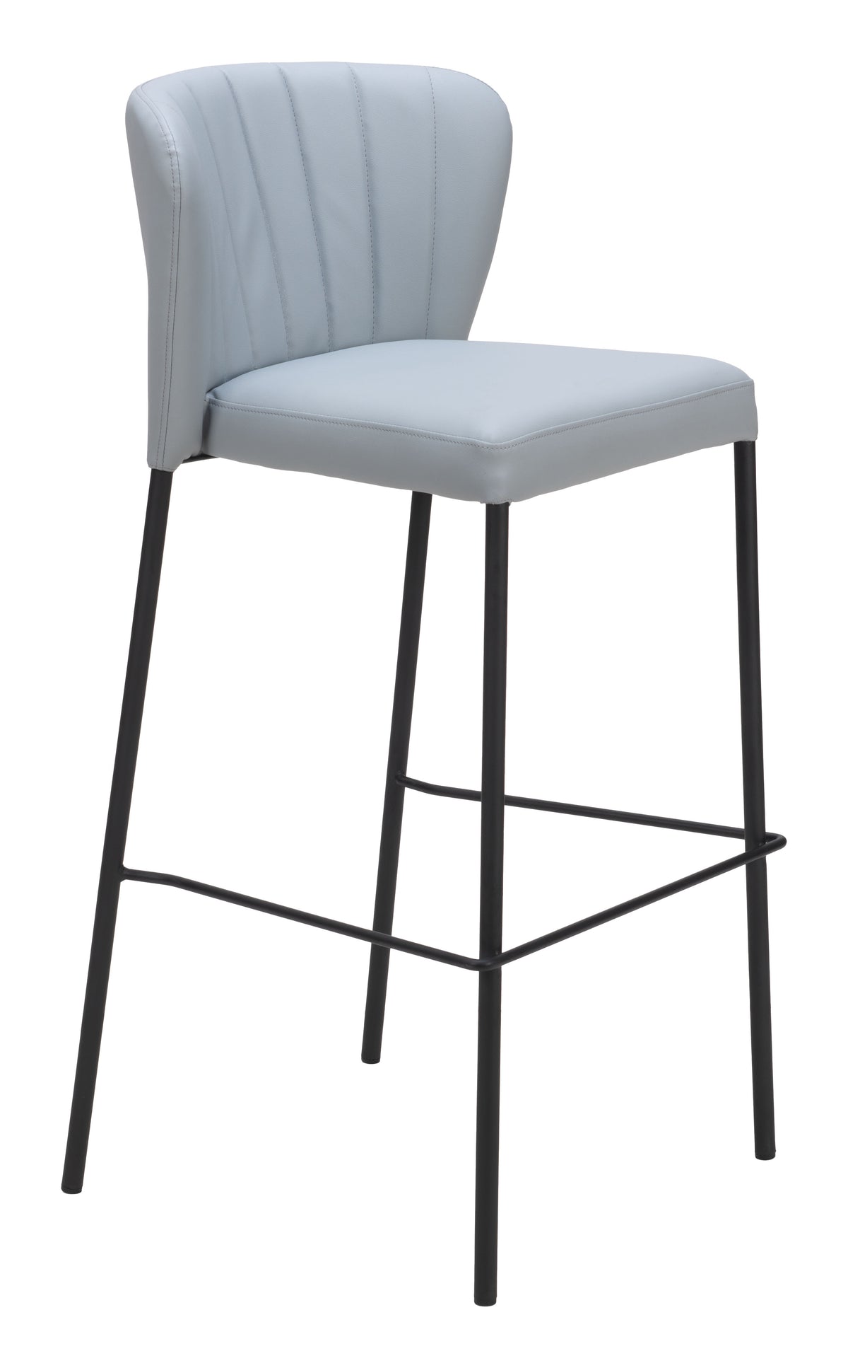 Linz Barstool (Set of 2) in Gray
