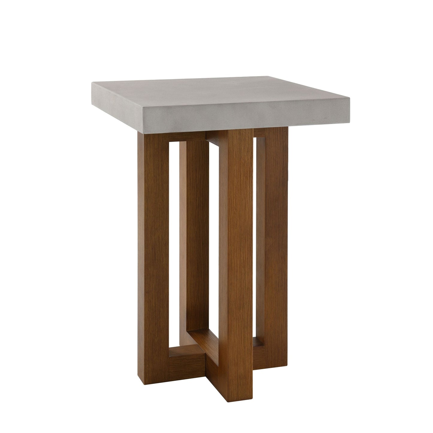 Keven Walnut Synthetic Wood End Table