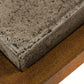 Square Concrete Top Metal Frame Coffee Table 44"