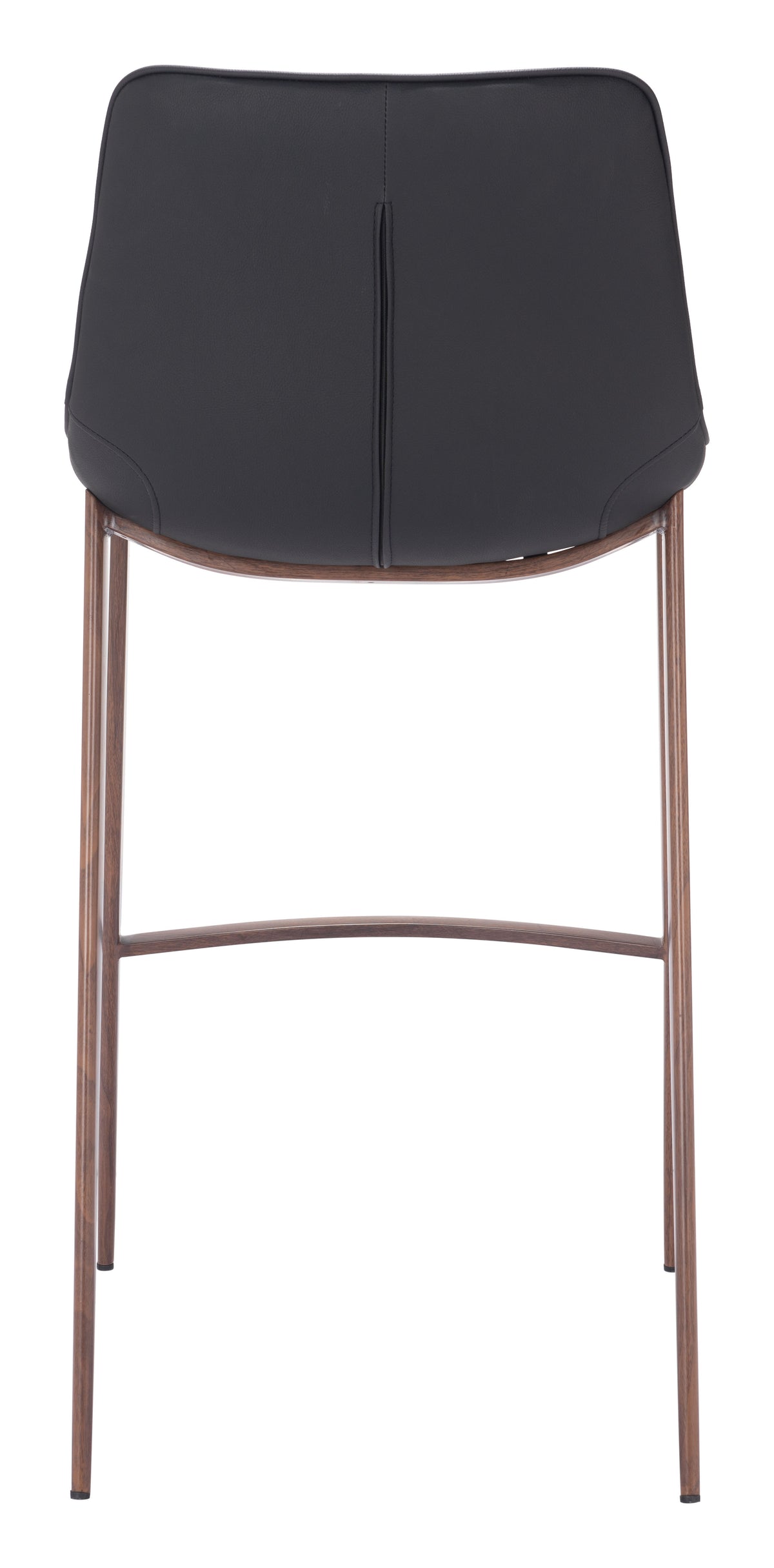 Magnus Barstool (Set of 2) in Black & Walnut