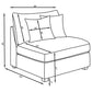 Cambria Modern Modular Fabric Sectional Sofa in Gray (Various Sizes)