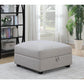 Cambria Modern Modular Fabric Sectional Sofa in Gray (Various Sizes)