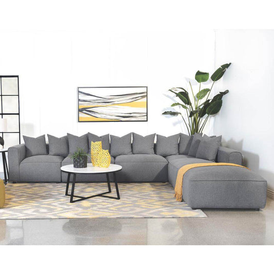 Jennifer Modern Modular Corner Sofa Sectional 154" (2 Colors)
