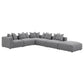 Jennifer Modern Modular Corner Sofa Sectional 154" (2 Colors)