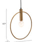 Irenza Brass Ceiling Lamp