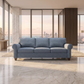 Augusta Sofa – Made in USA, Custom Fabric Options, 83" Classic Design - Leslie Peacock - Fabric (3)