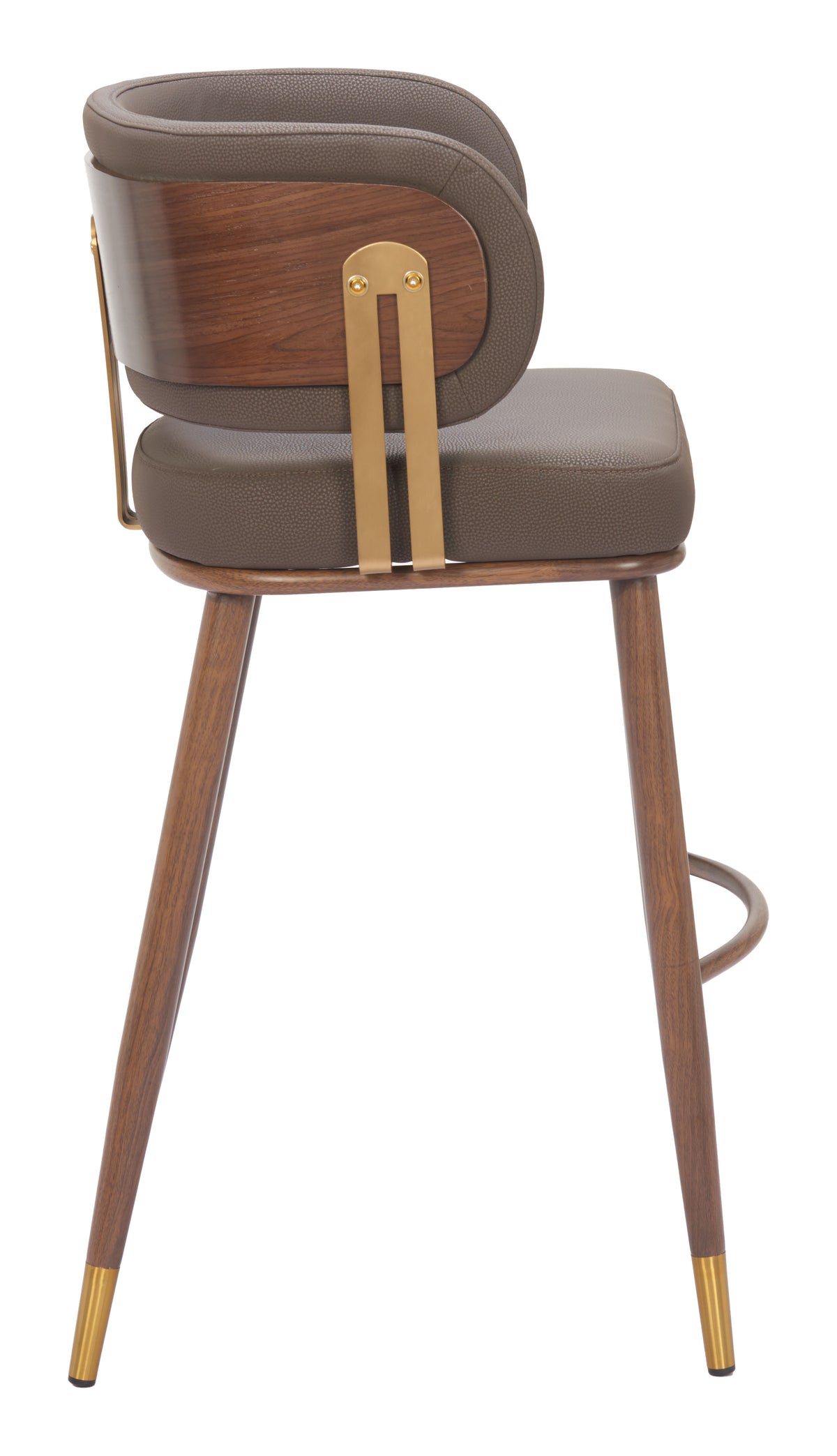 Brew Brown & Walnut Barstool
