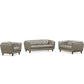 Solana MCM Top-Grain Leather 3 Seater Sofa 84W