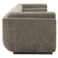 Sereneu MCM Olive Chenille Fabric Sofa 90"