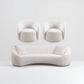 Lysander Curved Sofa – Sofa + 2 Swivel Chairs