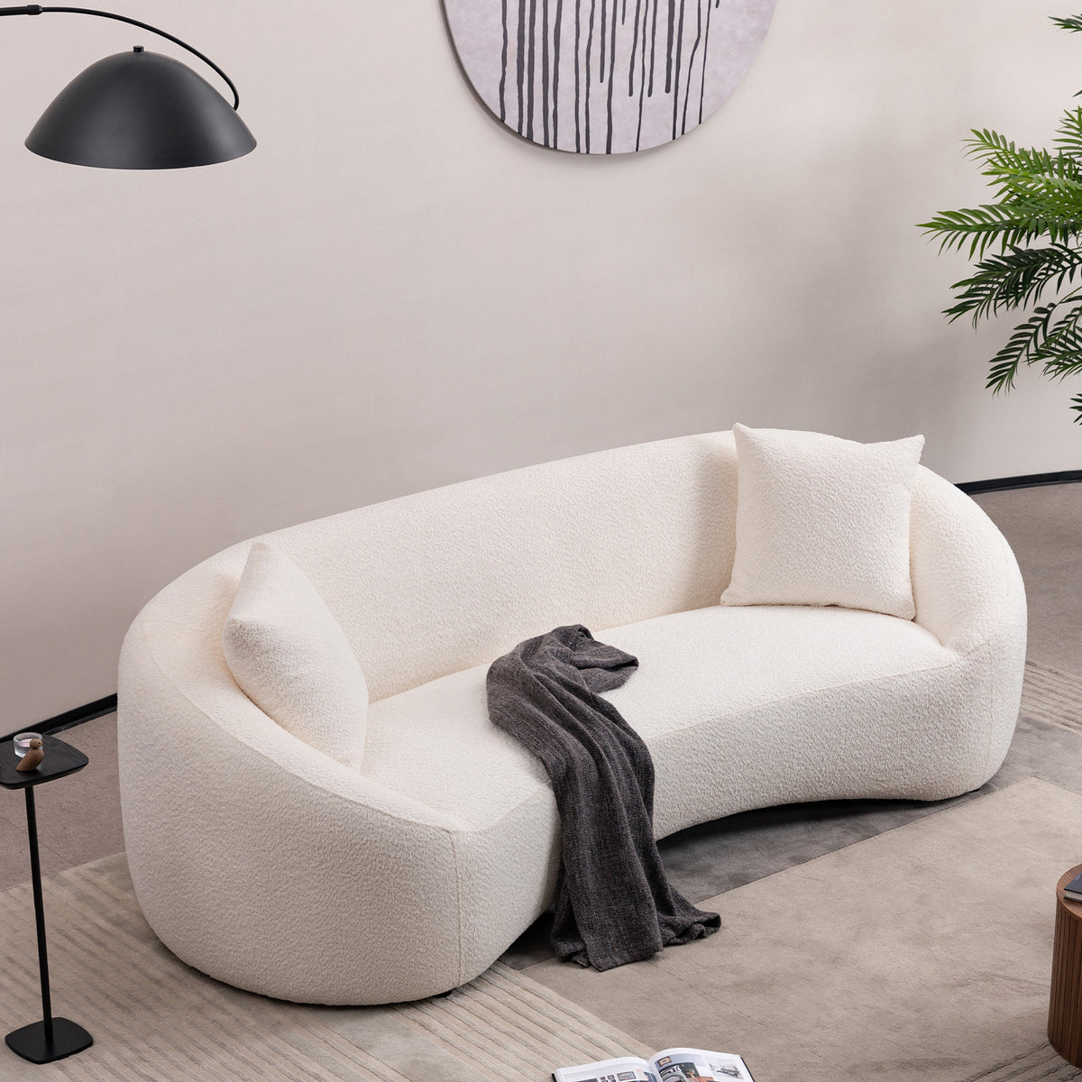 Lysander Curved Sofa
