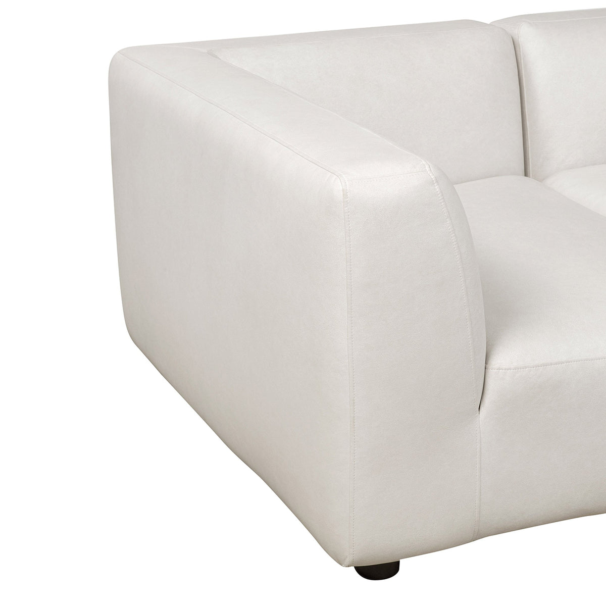 Lukas 2-piece sectional with left-facing chaise in cream