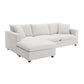 Modern 3 Seat Sofa w/ Ottoman 100" (4 Colors)