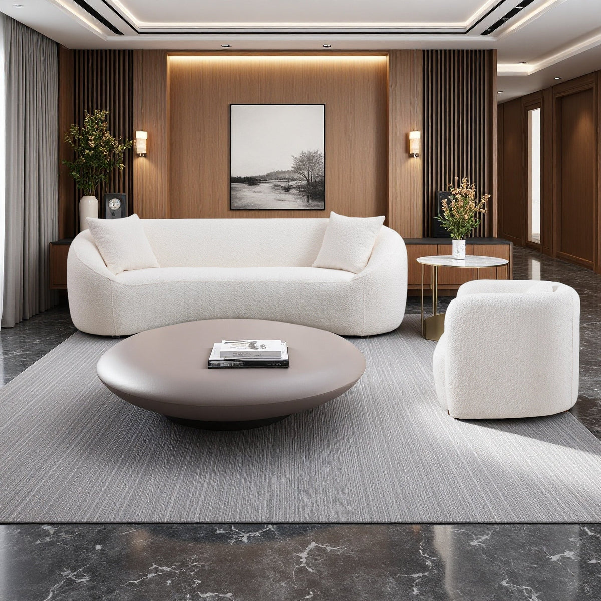 Lysander Curved Sofa