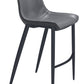 Magnus Barstool (Set of 2) in Dark Gray & Black