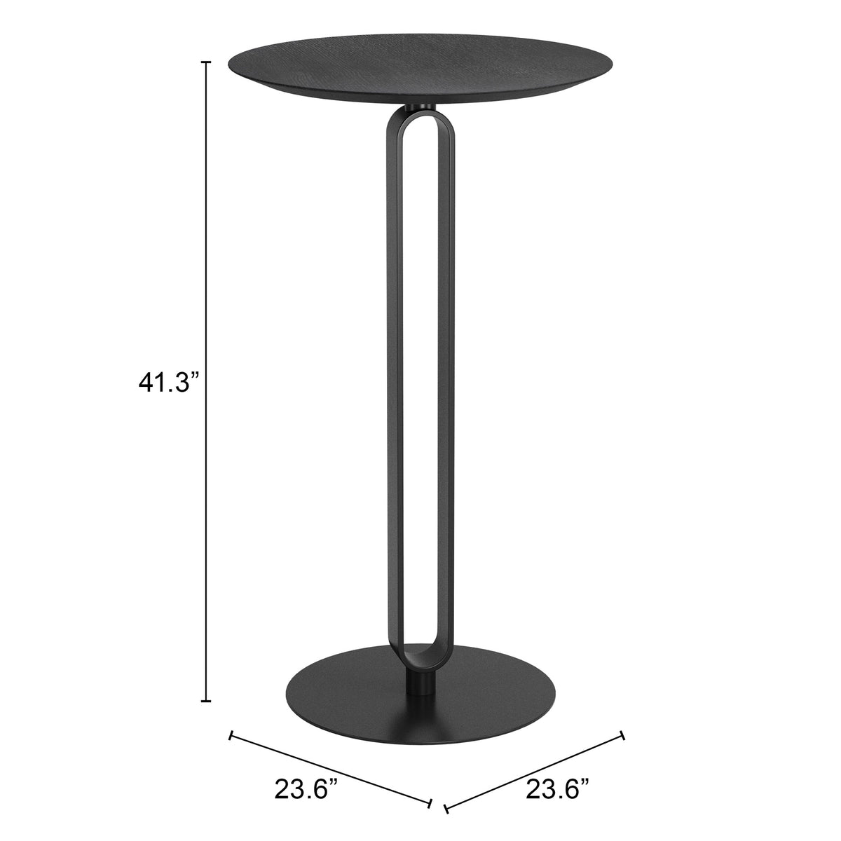 Derry Black Bar Table