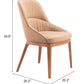 Ayr Dining Chair (Set of 2) in Tan