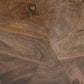 Bisel White & Walnut Side Table