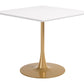 Epas White & Gold Dining Table