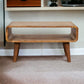 MCM Solid Mango Wood Coffee Table 26'