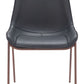 Magnus Dining Chair (Set of 2) in Black & Walnut