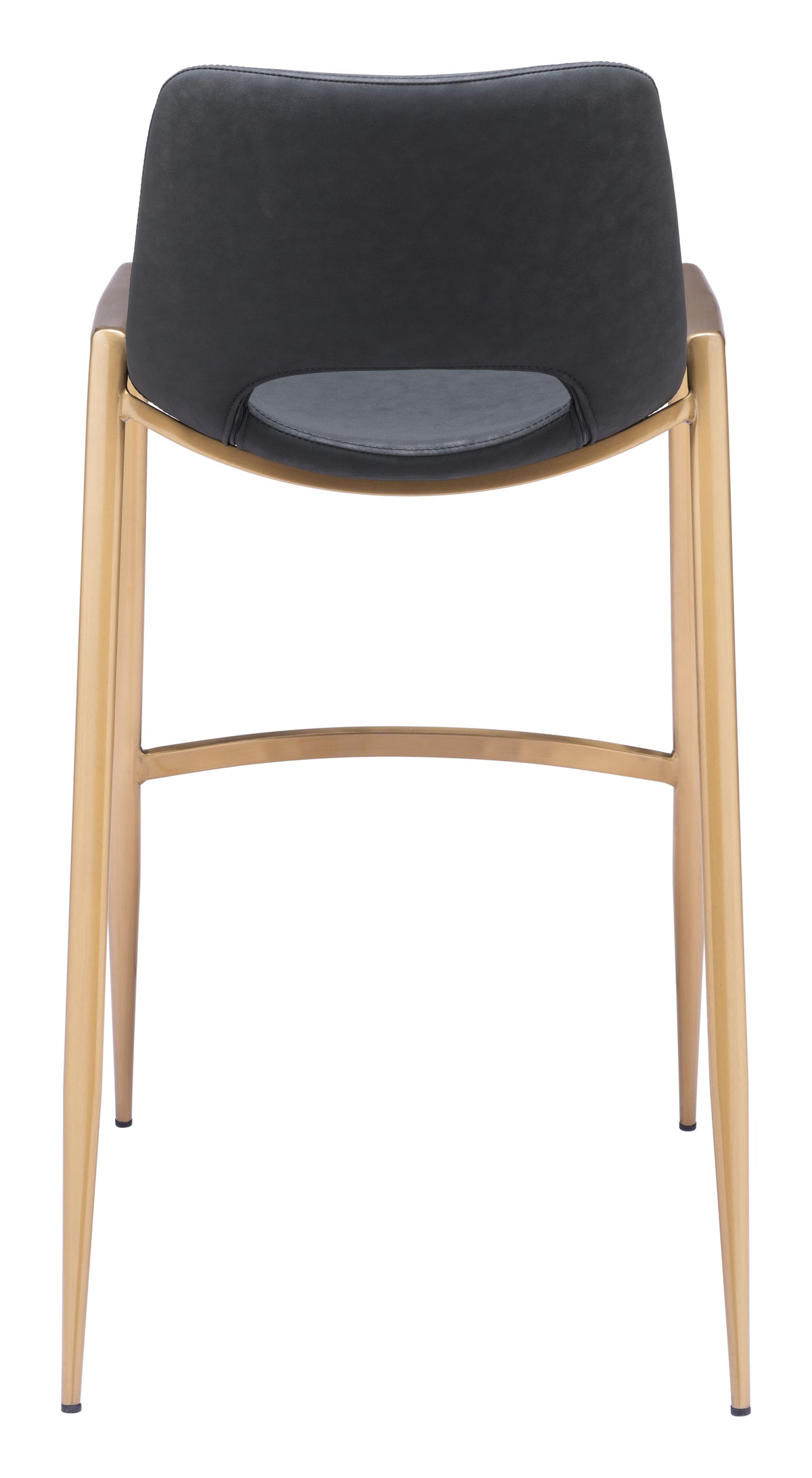 Desi Barstool (Set of 2) in Black & Gold