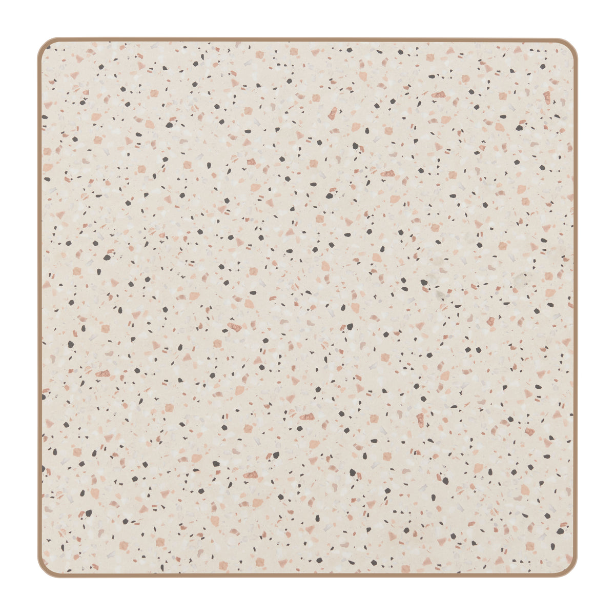 Spot Bistro Table in Beige & Gold