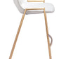 Desi Barstool (Set of 2) in White & Gold