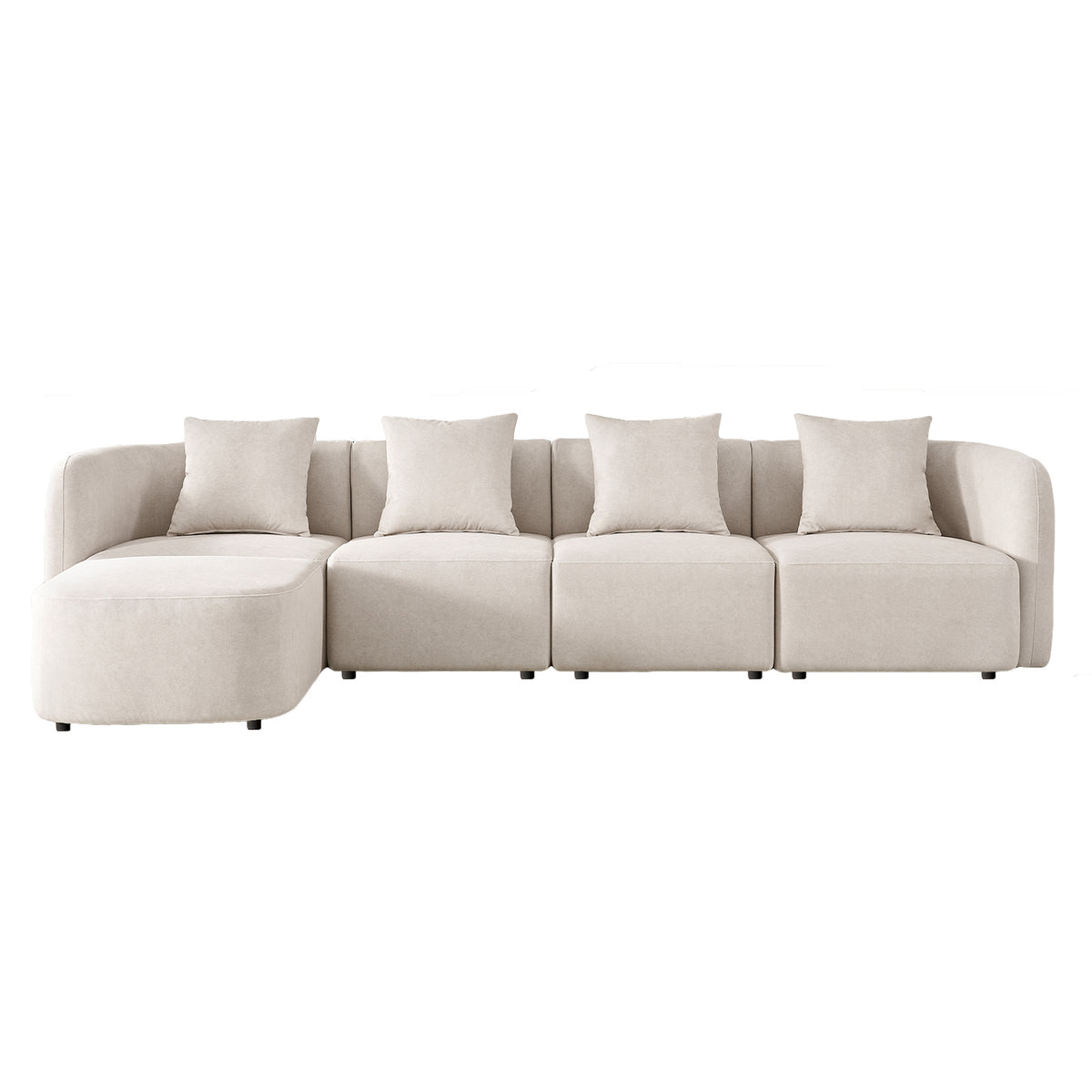 Gaia Velvet Modular Sectional