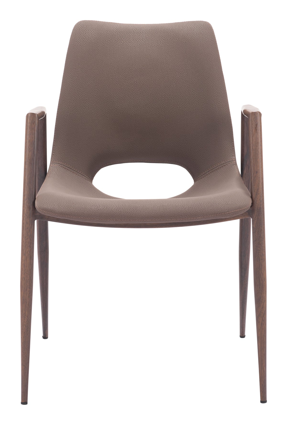 Desi Dining Chair (Set of 2) in Brown & Walnut