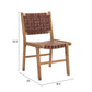 Feder Brown Dining Chair (Set of 2)