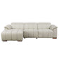 Modern Leather Chaise Sofa Sectional 113" (2 Colors)
