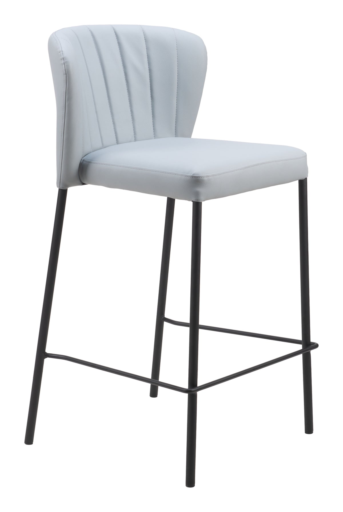 Linz Counter Stool (Set of 2) in Gray
