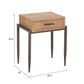 Verec Natural Side Table