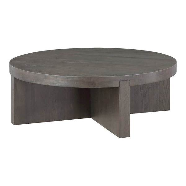 Folke Solid Oak Round Coffee Table 38