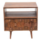 MCM Solid Sheesham Wood Nightstand 22'