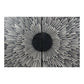 Sunburst Black White Art Deco Wine Cabinet