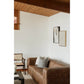 Castle Top-Grain Leather Channel Tufted Sofa 95" (2 Colors)