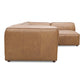 Form Black Genuine Leather Modular Sectional Sofa (2 Colors & Sizes)