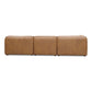 Form Black Genuine Leather Modular Sectional Sofa (2 Colors & Sizes)