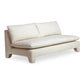 Estelle Modern Fabric Armless Sofa 79' (2 Colors)