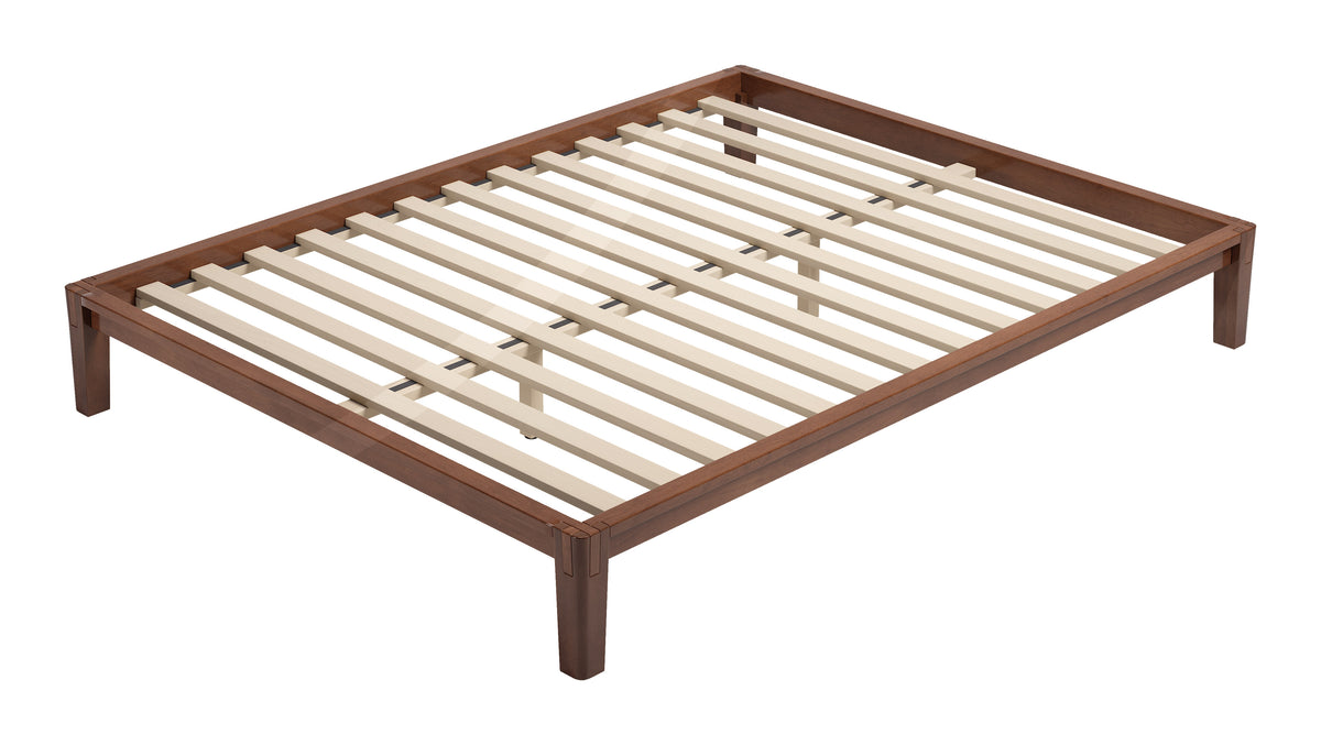 Luum Queen Platform Bed Frame in Walnut