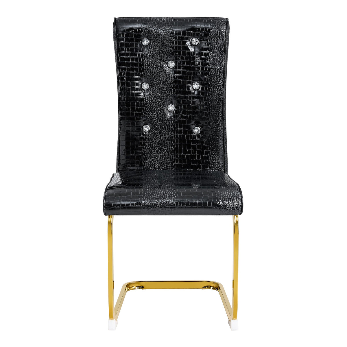 Kinsey Black, Gold Legs, Set of 2