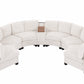 Harlow Curved Modular Sectional - Beige (16)