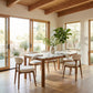 Jemy White Dining Table