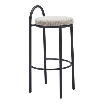 Sisal Beige Tweed Barstool (Set of 2)