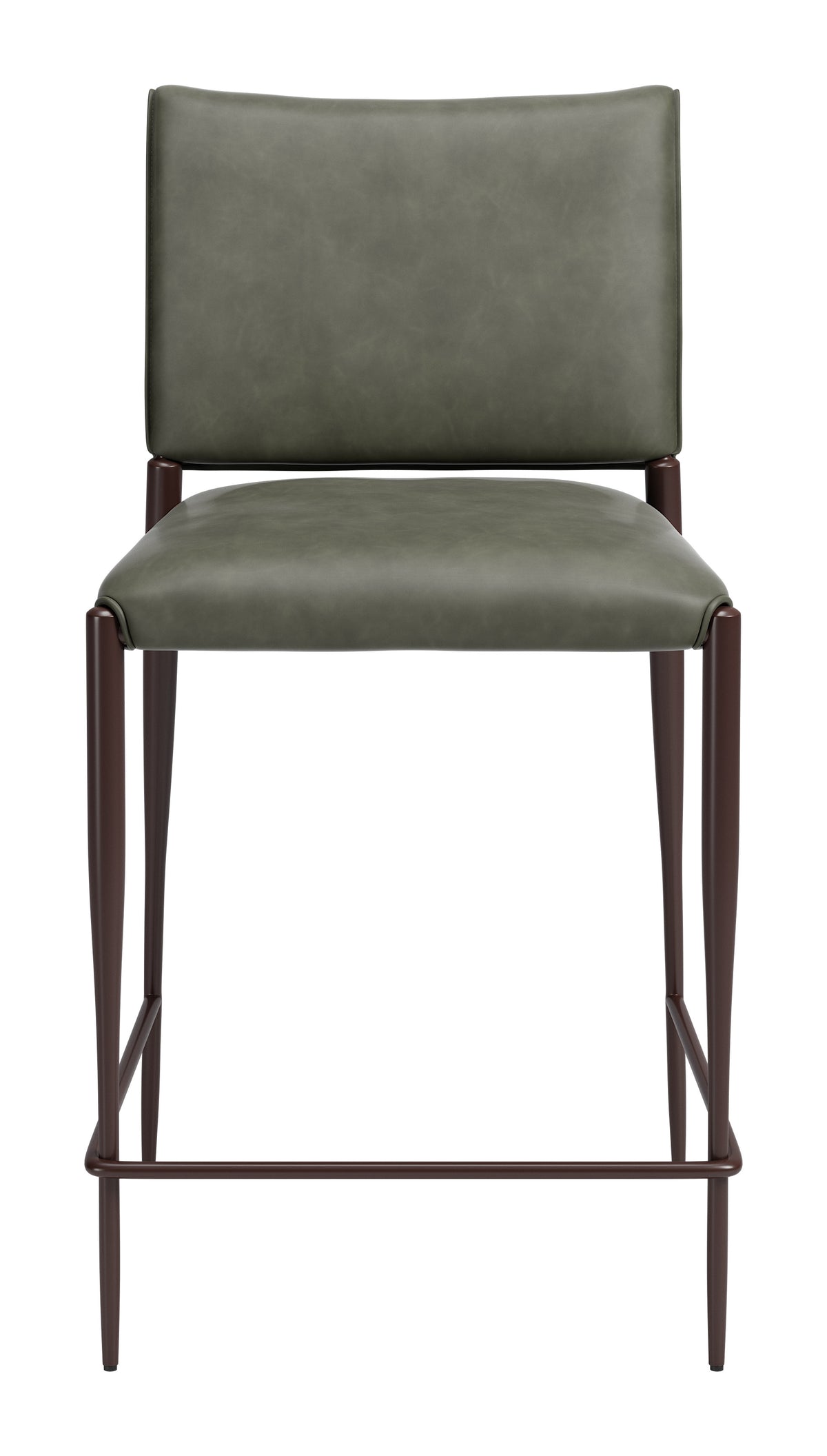 Freesia Olive Green Counter Stool (Set of 2)